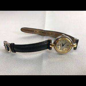 Women's GUESS Watch Leather Band Scratch On Face